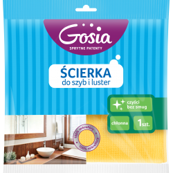 Ścierka z mikrofibry do szyb i luster